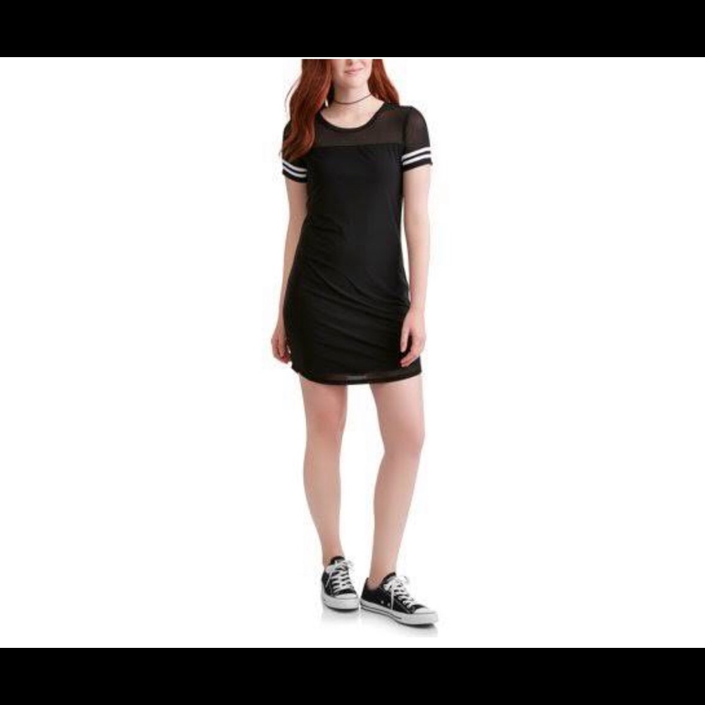 No Boundaries Black Skater Dress